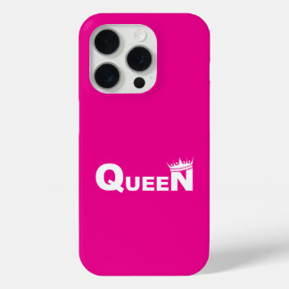 Coque Case-Mate iPhone Pink iPhone case with 'Queen'