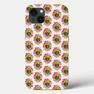 Case-Mate iPhone Case Pink Island Tortues de mer tropicales Floral