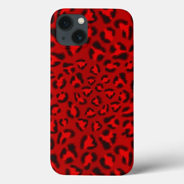 Coques Case-Mate iPhone Pink leopard texture pattern. (Verso)