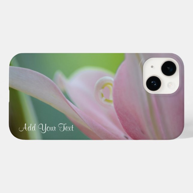 Coques Case-Mate iPhone Pink Lily par Shirley Taylor (Verso (horizontal))