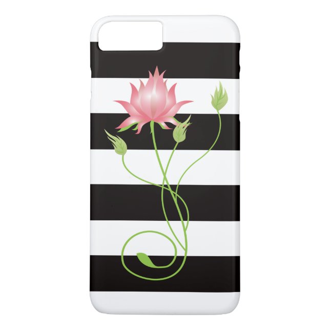 Coques Case-Mate iPhone Pink Lotus Moderne Fruit Floral (Dos)