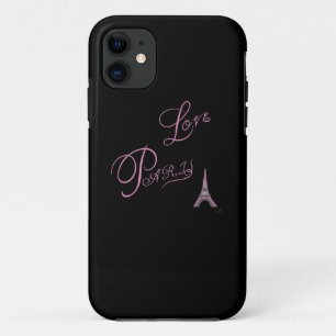 Coque Case-Mate Pour iPhone Pink-Love-Paris-Eiffel-Tower-Unique