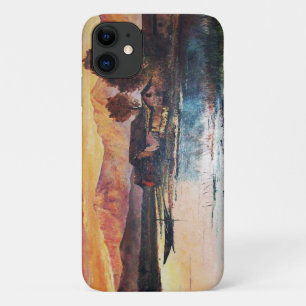COQUES POUR iPhone PINK MOUNTAINS LAC ALPINE SUNSET PAYSAGE