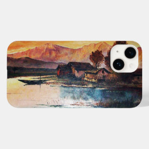 COQUE Case-Mate iPhone PINK MOUNTAINS LAC ALPINE SUNSET PAYSAGE