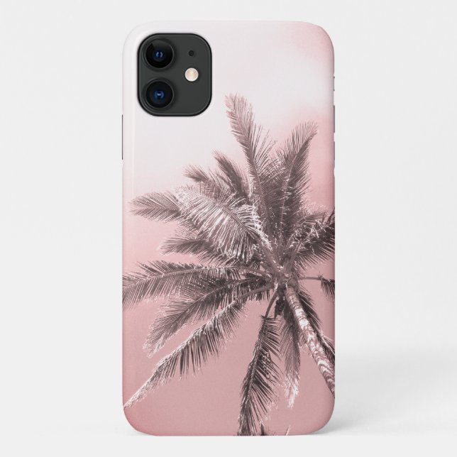 Coques Case-Mate iPhone Pink Palm Tree (Dos)