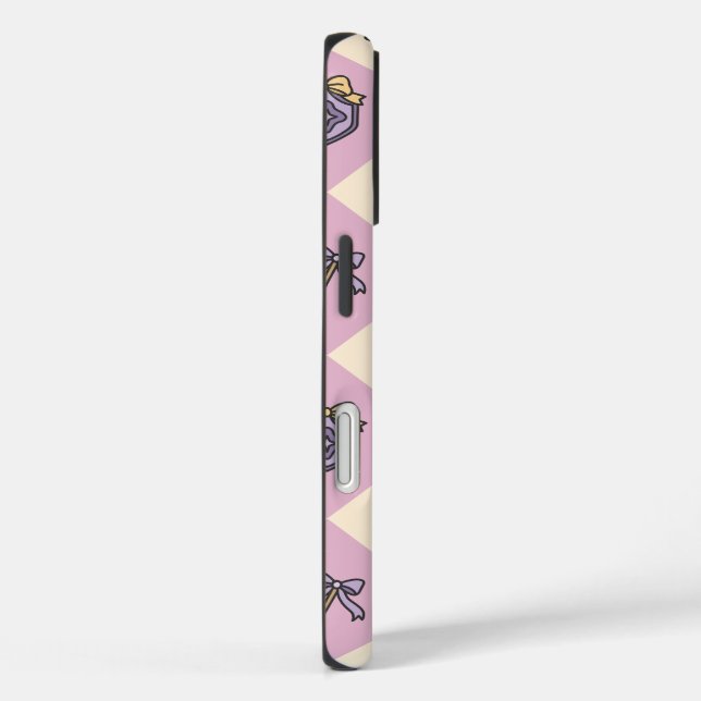 Coques Case-Mate iPhone Pink Personalized Girly Checkered (Verso / Droite)