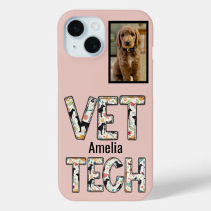 Coque Case-Mate iPhone Pink Pet Photo Vet Tech Nom