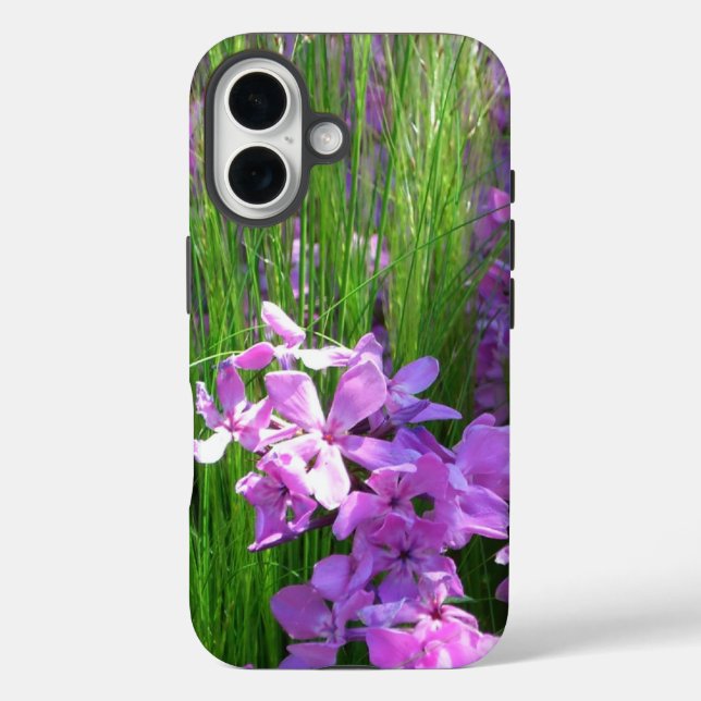 Coques Case-Mate iPhone Pink Phlox et Grass été Floral (Verso)