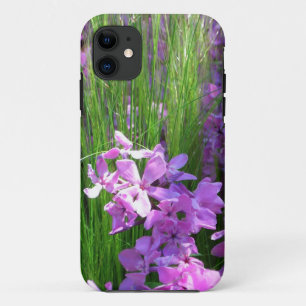 Coque iPhone 11 Pink Phlox et Grass été Floral