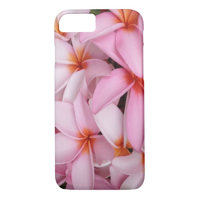 Coques Case-Mate iPhone Pink Plumeria Hawaii Imprimer (Dos)