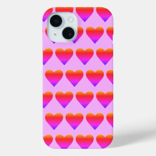 Coque Case-Mate iPhone Pink Purple Hearts Love Valentine's Day
