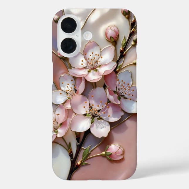 Coques Case-Mate iPhone Pink Sakura iPhone Case Romantic Floral Design (Verso)