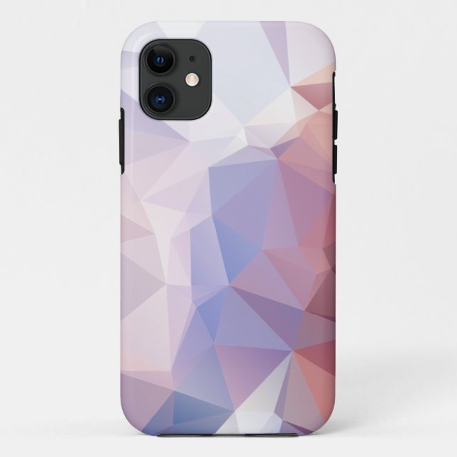 Coques Case-Mate iPhone Pink souple Abstrait Pyramide Motif Coque-Mat (Dos)
