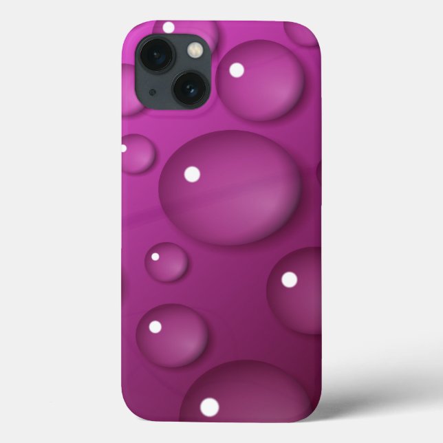 Coques Case-Mate iPhone Pink Water Drop (Verso)