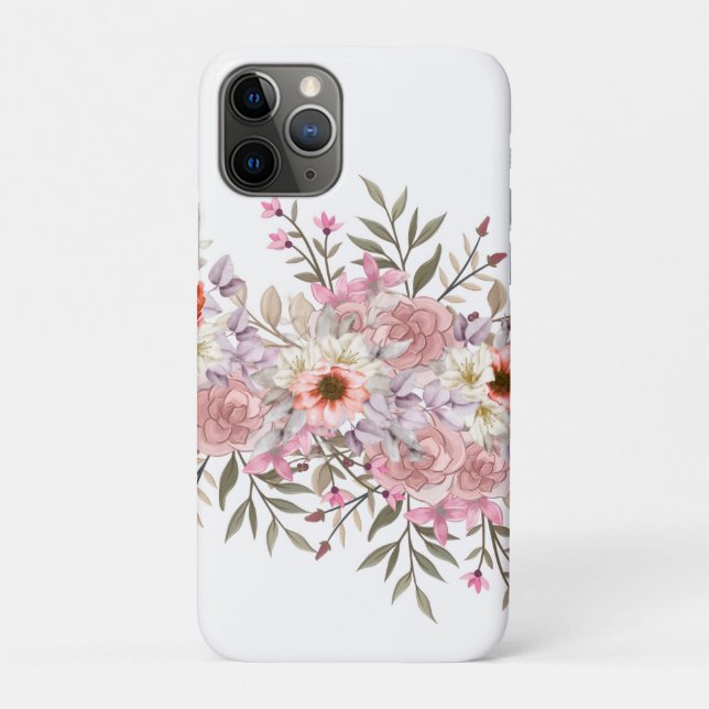 Coques Case-Mate iPhone Pink Wedding Bouquet (Dos)