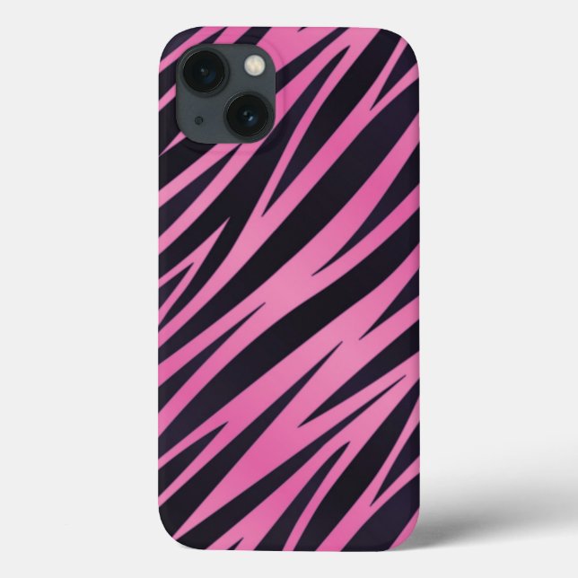 Coques Case-Mate iPhone Pink Zebra Stripe (Verso)