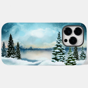Coque Case-Mate iPhone Pins enneigés près d'un lac