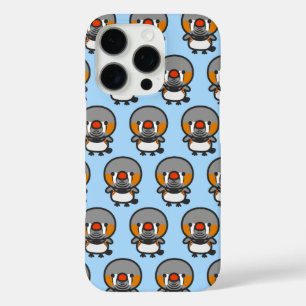 Coque iPhone 16 Pro pinson zèbre de Sunda mâle