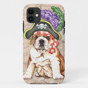 Coque iPhone 11 Pirate de bouledogue