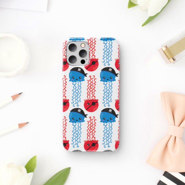 Coques Case-Mate iPhone Pirate Jellyfish, Motif de méduses, Sea Animaux (Créateur téléchargé)