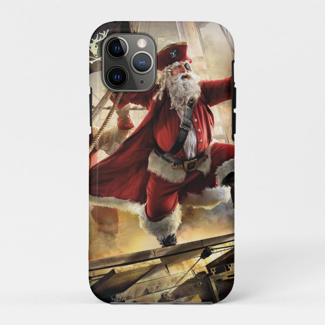 Coques Case-Mate iPhone Pirate Père Noël (Dos)