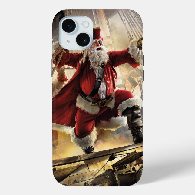 Coques Case-Mate iPhone Pirate Père Noël (Verso)