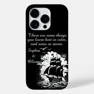 Coque Case-Mate iPhone Pirate Ship Modern Motivational Citation Texte bla