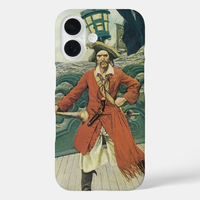 Coques Case-Mate iPhone Pirates d'antan, Capitaine Keitt par Howard Pyle (Verso)