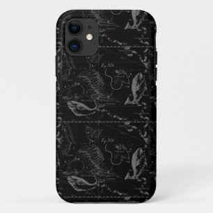 Coque Case-Mate iPhone Pisces Constellation Hevelius 1690 Carte Engraving