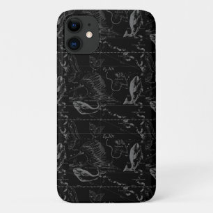 Coques Pour iPhone Pisces Constellation Map Hevelius 1690 sur Black