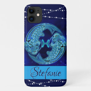 Case-Mate iPhone Case Pisces en bleu foncé Coque-coque iphone de maté