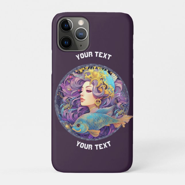 COQUES Case-Mate iPhone PISCES PERSONNALISÉES SIGNE ZODIAC (Dos)