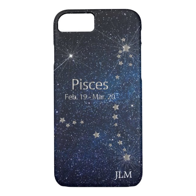 Coques Case-Mate iPhone Pisces - Symbole Zodiac (Dos)