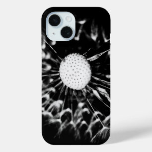 Coque Pour iPhone 15 pissenlit blacq