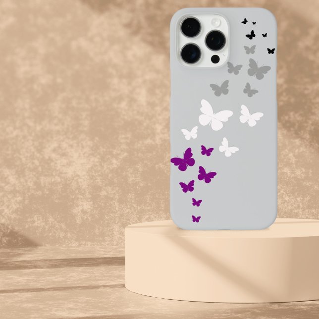 Coques Case-Mate iPhone Piste à papillon de la fierté sexuelle (Créateur téléchargé)