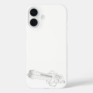 Coque Pour iPhone 16 Pistolet à rotation Steampunk