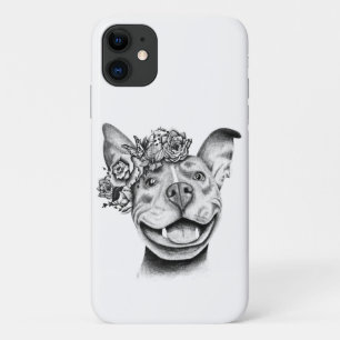 Case-Mate iPhone Case Pitbull à fleurs