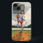 Coque Case-Mate iPhone Pitcher de baseball sur Mound par Jay Throckmorton<br><div class="desc">Est-ce un curveball ou un slider ? Quoi qu'il en soit, ça vous arrive dans cet extraordinaire article de Jay Throckmorton. Un lanceur de baseball commande le monticule, se retrouvant pour livrer un lancer dans l'assiette. Offrez-le comme cadeau ou accrochez-le à votre mur et profitez de ce passe-temps américain !...</div>