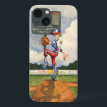 Coque Case-Mate iPhone Pitcher de baseball sur Mound par Jay Throckmorton<br><div class="desc">Est-ce un curveball ou un slider ? Quoi qu'il en soit, ça vous arrive dans cet extraordinaire article de Jay Throckmorton. Un lanceur de baseball commande le monticule, se retrouvant pour livrer un lancer dans l'assiette. Offrez-le comme cadeau ou accrochez-le à votre mur et profitez de ce passe-temps américain !...</div>