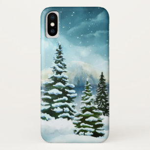 Case-Mate iPhone Case Pittoresque Winter Wonderland aquarelle peinture