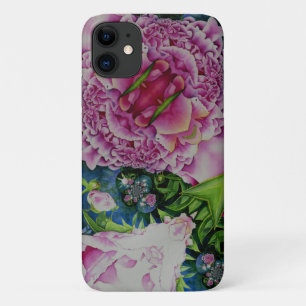 Case-Mate iPhone Case Pivoines psychédéliques abstraites roses