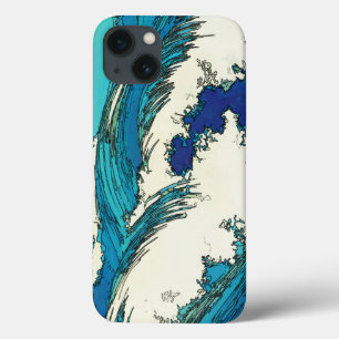 Etui iPhone 13 PixDezines konen uehara vagues océaniques, 上原