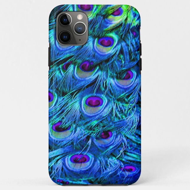 Coques Case-Mate iPhone PixDezines Psychedelic Peacock Coque-Mate iPhone C (Dos)