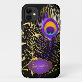 Coque Case-Mate iPhone PixDezines tourbillon de paon de pizzazz+tourbillo