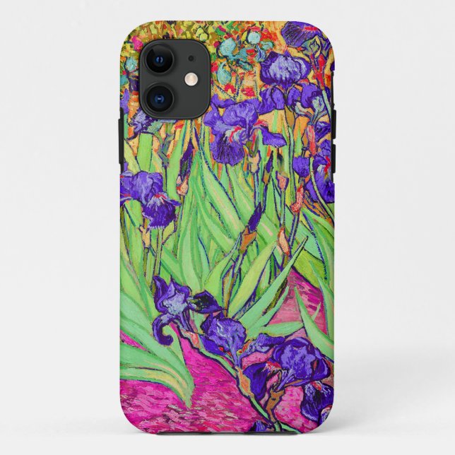 Coques Case-Mate iPhone PixDezines van gogh iris/st. rémy (Dos)