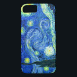 Coque iPhone 7 PixDezines Van Gogh Starry Nuit / St. Remy<br><div class="desc">Le célèbre tableau de Van Gogh, "La nuit étoilée". Peint lors de son séjour à l'asile de Saint Rémy dans les années 1880, van Gogh dépeignait les collines ondulantes et les cyprès qu'il voyait depuis sa fenêtre. numériquement amélioré par PixDezines. Copyright © 2008-2016 PixDezines.com™ et PixDezines™ sur zazzle.com. Tous droits...</div>