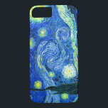 Coque iPhone 7 PixDezines Van Gogh Starry Nuit / St. Remy<br><div class="desc">Le célèbre tableau de Van Gogh, "La nuit étoilée". Peint lors de son séjour à l'asile de Saint Rémy dans les années 1880, van Gogh dépeignait les collines ondulantes et les cyprès qu'il voyait depuis sa fenêtre. numériquement amélioré par PixDezines. Copyright © 2008-2016 PixDezines.com™ et PixDezines™ sur zazzle.com. Tous droits...</div>