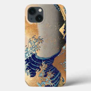 Etui iPhone 13 PixDezines Vintage Great Wave Hokusai 斎 の 葛’飾