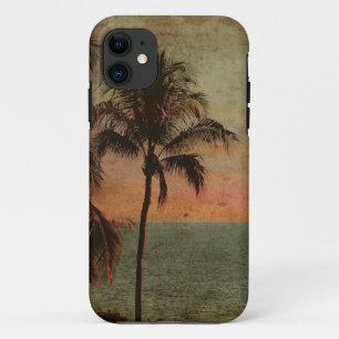 Coque iPhone 11 PixDezines Vintage Hawaiian Beach, hapuna