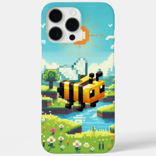 Coque iPhone 16 Pro Max Pixel Buzz : L'aventure Sunny Meadow